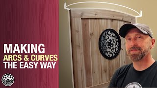 Making Arcs amp Curves The Easy Way  Woodworking [upl. by Oruam]