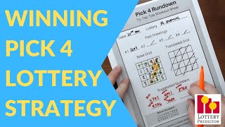 Pick 4 How To Win Lottery Strategy  5 Hits In One Week [upl. by Sert]