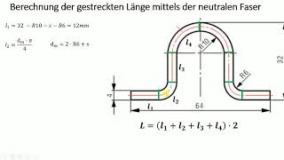 Berechnung der gestreckten Länge [upl. by Stanzel982]