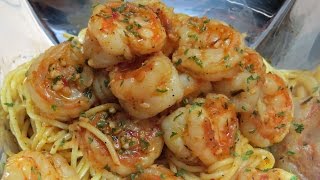 QUICK amp EASY SPICY GARLIC SHRIMP amp PASTA RECIPE IS LISTED [upl. by Macnamara]