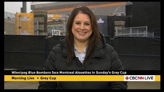 CBC Manitoba Live  Grey Cup 2023 [upl. by Dagna]