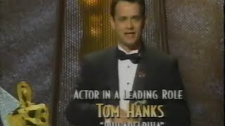 Tom Hanks winning Best Actor for Philadelphia [upl. by Antonin]