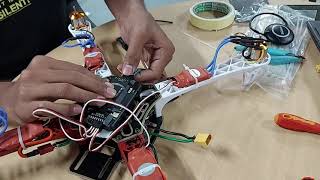 Assembling a Quadcopter using APM 28  Part 1 [upl. by Idleman]