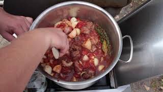 quotJägergulaschquot Gulasch vom Wildschwein mit Pilzen [upl. by Pan539]