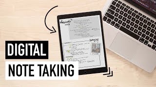 DIGITAL NOTE TAKING 101  GoodNotes  OneNote Tips for iPadLaptop [upl. by Rdnaskela628]