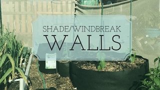 Building an Easy DIY ShadeWindbreak Wall [upl. by Noryb952]