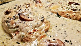 Creamy Garlic Chicken Breast Recipe [upl. by Euqinom]