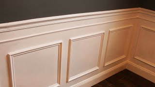 How To Install Wainscoting PRO TIPS FOR BEGINNERS [upl. by Demahum]