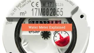 Water Meter Explained [upl. by Nilhsa]