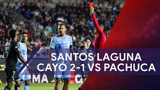 Santos Laguna cayó 21 vs Pachuca en la Jornada 2 [upl. by Ahsinam428]