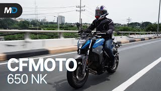 2019 CFMoto 650NK Review  Beyond the Ride [upl. by Corabelle151]