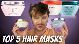 KERASTASE TOP 5 MASKS  Which Hair Mask Is The Best  Best High End Hair Mask  Hair Mask Review [upl. by Quartis]