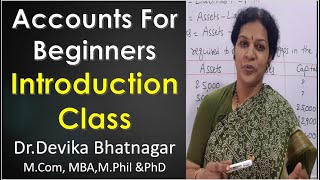 1 Accounts Introduction Class For Beginners [upl. by Gildea]