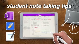 How I take notes on my iPad for college using OneNote 2020 [upl. by Moersch]