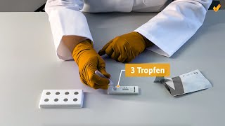 Wie funktioniert der COVID19AntigenSchnelltest [upl. by Ecidnacal]