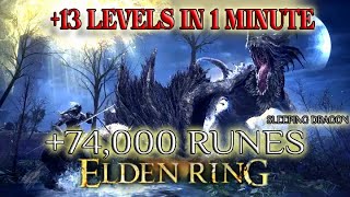 How To Get 74000 Runes in ONE KILL  sleeping dragon EASY Elden Ring Guide [upl. by Ecirp517]