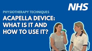 Acapella Device what is it and how to use it  Physiotherapy techniques  UHL NHS Trust [upl. by Quick]