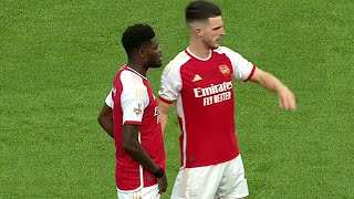 Thomas Partey amp Declan Rice Together In Midfield [upl. by Hannibal803]