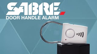 SABRE Door Handle Alarm  Security Alarm Sound and Easy Installation [upl. by Droffats587]