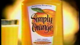 2002 Simply Orange Juice Commercial [upl. by Cattima]