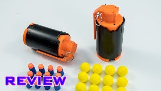 REVIEW NERF GRENADE LOLWUT [upl. by Atinnod370]