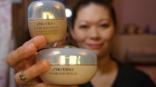 SHISEIDO Future Solution LX Foundation and Loose Powder [upl. by Riddle]