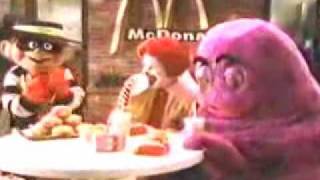 1984 Mcdonalds Grimace Commercial [upl. by Born216]