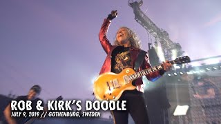 Metallica Rob amp Kirks Doodle Gothenburg Sweden  July 9 2019 [upl. by Melnick925]