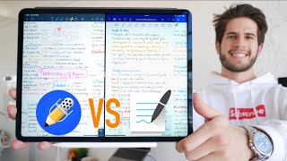 Notability vs Goodnotes 5  The Best iPad Note Taking App 2019  KharmaMedic [upl. by Bolan]