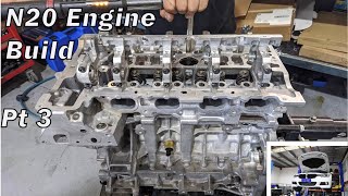 BMW F30 328i N20 engine build part 3 [upl. by Ave]