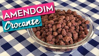 COMO FAZER AMENDOIM CROCANTE COM CHOCOLATE  RECEITA FÁCIL  Do Sofá [upl. by Vincents2]