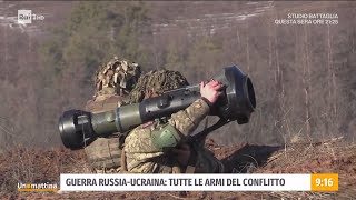 Guerra Russia Ucraina tutte le armi del conflitto  Unomattina  28032022 [upl. by Whitcher254]