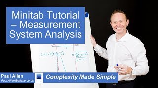 Minitab Tutorial  Measurement System Analysis [upl. by Joice]