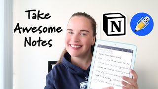 HOW to INTEGRATE NOTION and NOTABILITY to TAKE AWESOME NOTES Notetaking Tips from a PhD Candidate [upl. by Stuckey]