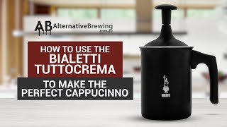 How to Use the Bialetti Tuttocrema Milk Frother [upl. by Adehsor]