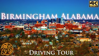 Birmingham Alabama AL Travel City Tour 4k Downtown Tour [upl. by Yorgen]