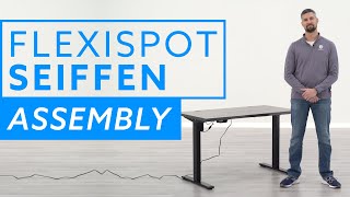 How To Flexispot Seiffen Standing Desk Assembly [upl. by Afinom]