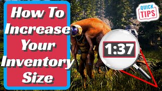 Icarus  How To Increase Your Inventory Size [upl. by Anura]