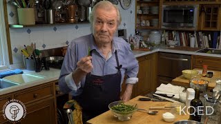 String beans and shallots  Jacques Pépin Cooking At Home  KQED [upl. by Llerrahs]