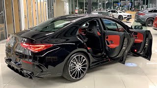 2021 AMG CLA 35 Coupe Exterior Interior Details Visual Review 4K [upl. by Michelle631]