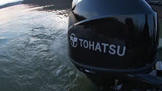 25 hp Tohatsu 4 stroke [upl. by Zitah]