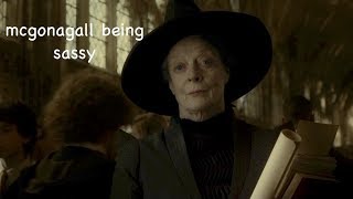 mcgonagall being sassy for 3 minutes straight [upl. by Ahsinotna234]