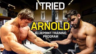 I Tried Arnold Schwarzeneggers Blueprint Training Program [upl. by Eednak491]