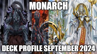 MONARCH DECK PROFILE SEPTEMBER 2024 YUGIOH [upl. by Sanoj]