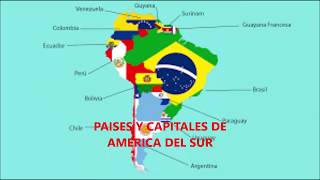 Paises y capitales de Sudamérica [upl. by Ariahs860]