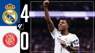 Real Madrid 40 Girona  HIGHLIGHTS  LaLiga 202324 [upl. by Htinek358]