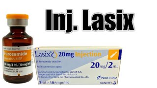 Lasix Injection  Emergency drugs  Furosemide [upl. by Dihgirb]