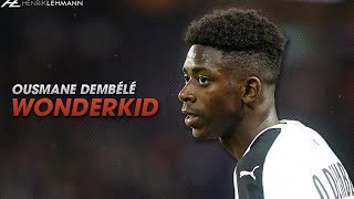 18 Year Old Ousmane Dembélé  Stade Rennais  Goals amp Skills [upl. by Leduar246]