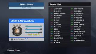 PES 2017  All myClub Classic Legends [upl. by Elianora145]