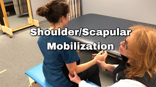 ShoulderScapular Mobilization  Occupational Therapy [upl. by Eineg956]